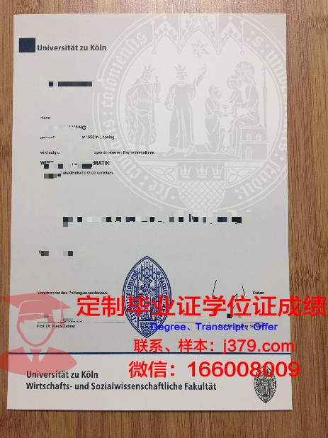 科隆工业大学毕业文凭