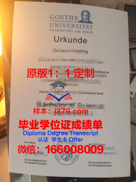 法兰克福金融与管理学院博士毕业证书(法兰克福大学金融法llm)