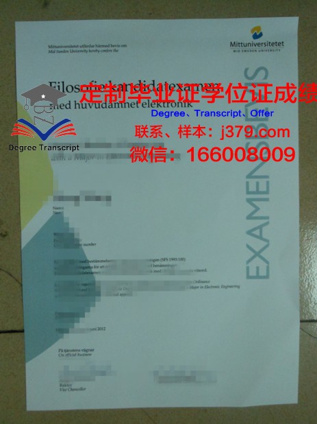 瑞典中部大学毕业证是什么模样(瑞典留学毕业)