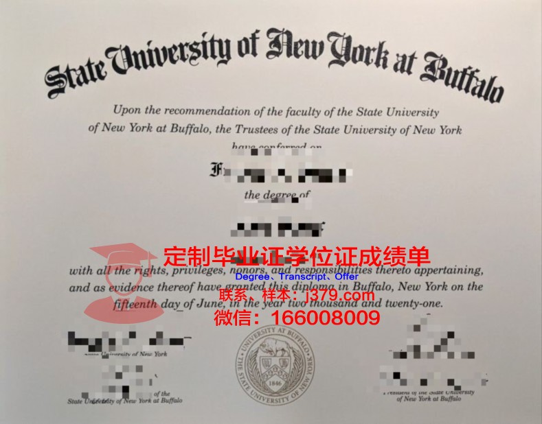 纽约州立大学布法罗分校毕业证(纽约州立大学布法罗学院)