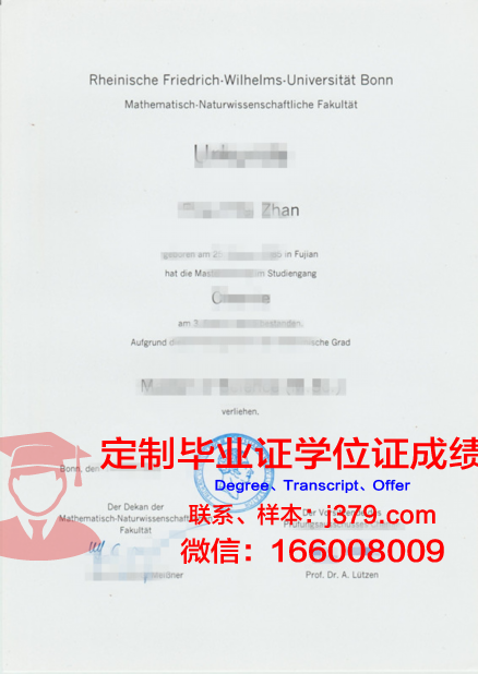 波恩大学学位证书(波恩大学vwl)