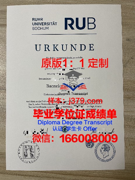 波鸿大学学位证：一份承载荣誉与梦想的证书