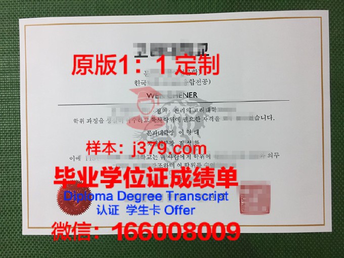 高丽大学diploma证书(高丽大学本科申请条件)